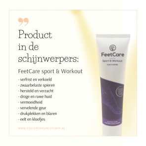 FeetCare sportvoet crème - Feetz pedicurestudio